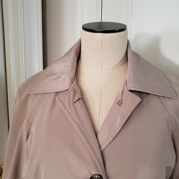London Fog cozy trench raincoat waterproof - Picture 3 of 16
